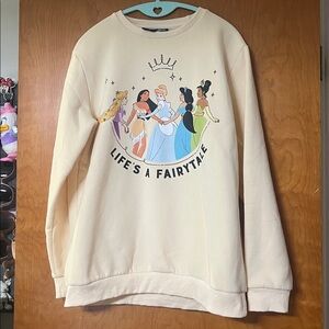 Cakeworthy Disney Cream Princess Sweatshirt
